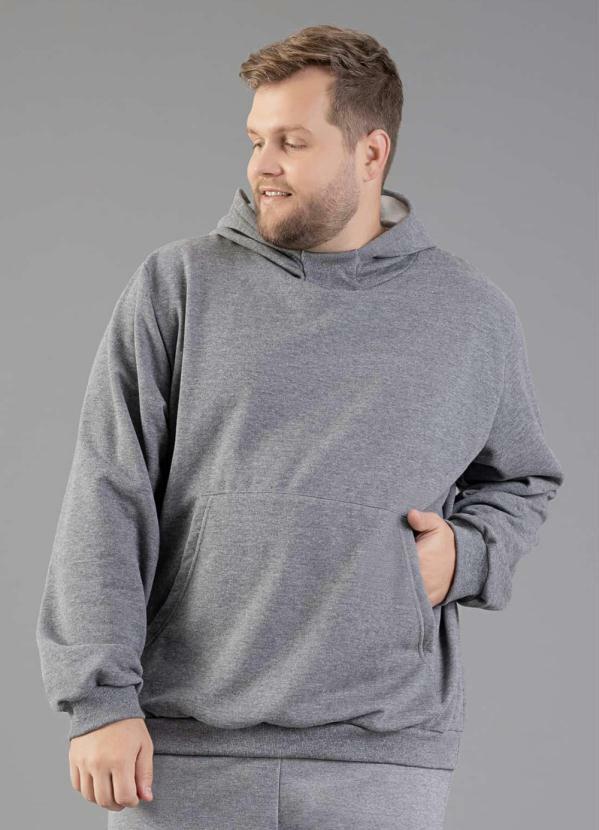 Vista 2 Blusão Básico Cinza JUST BASIC JUST BASIC