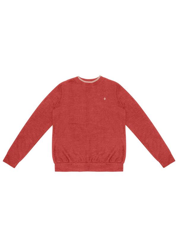 Blusão Masculino Maquinetado Vermelho
