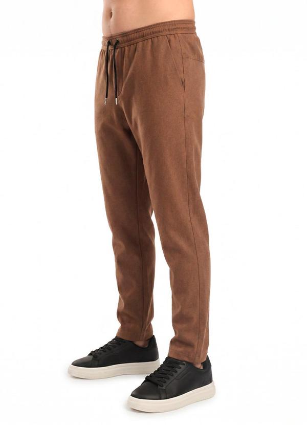 Calça Alfaiataria Jogger Camurça