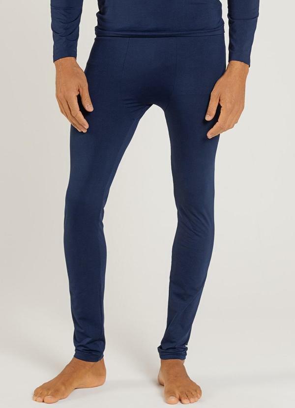 Vista 2 Calça Térmica Masculina Azul Marinho JUST BASIC JUST BASIC