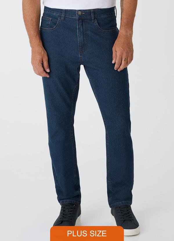 Calça Jeans Slim Azul