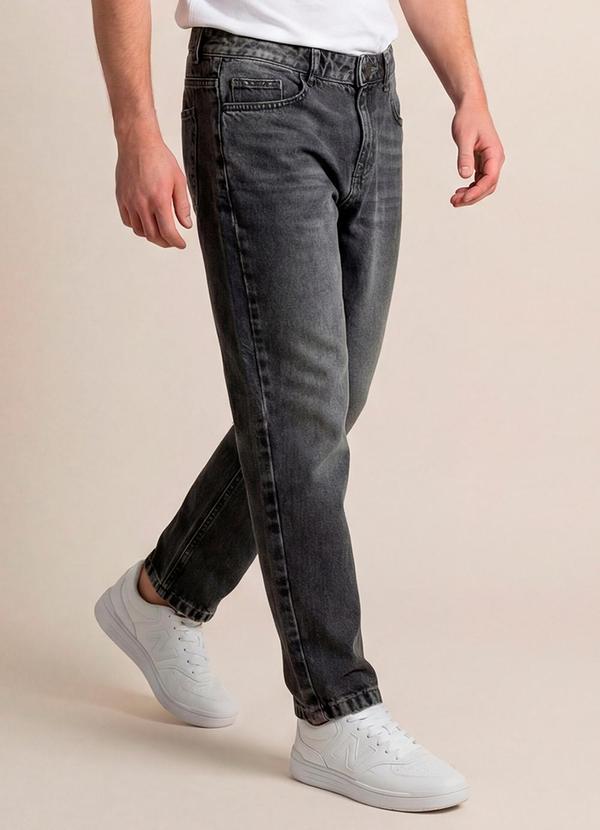 Calça Regular Azul