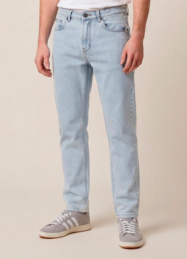 Calça Slim Azul