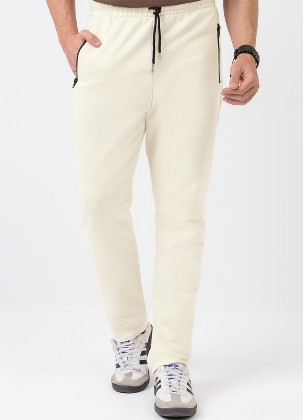 Calça em Moletom Off White