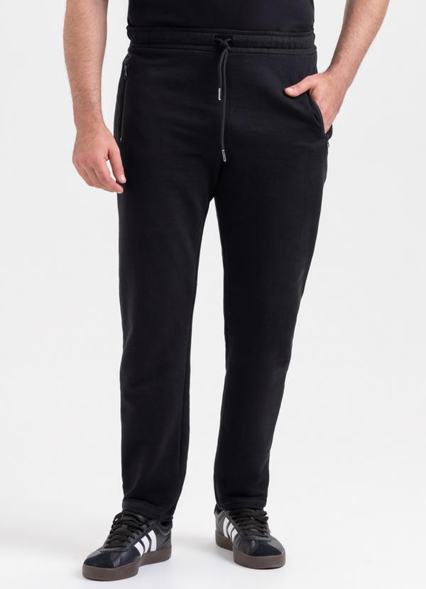 Calça em Moletom Preto