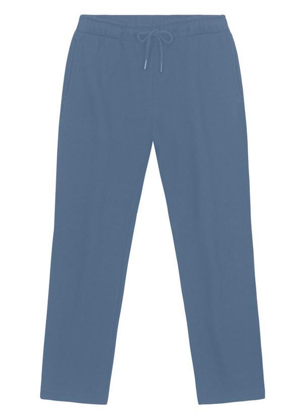 Calça Masculina em Moletom Azul