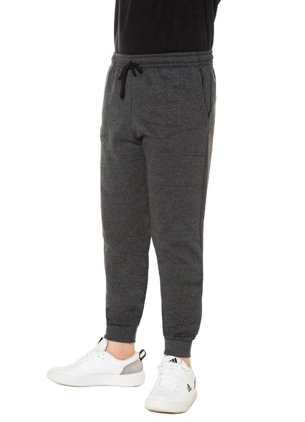 Calça Masculina Jogger de Moletom Cinza