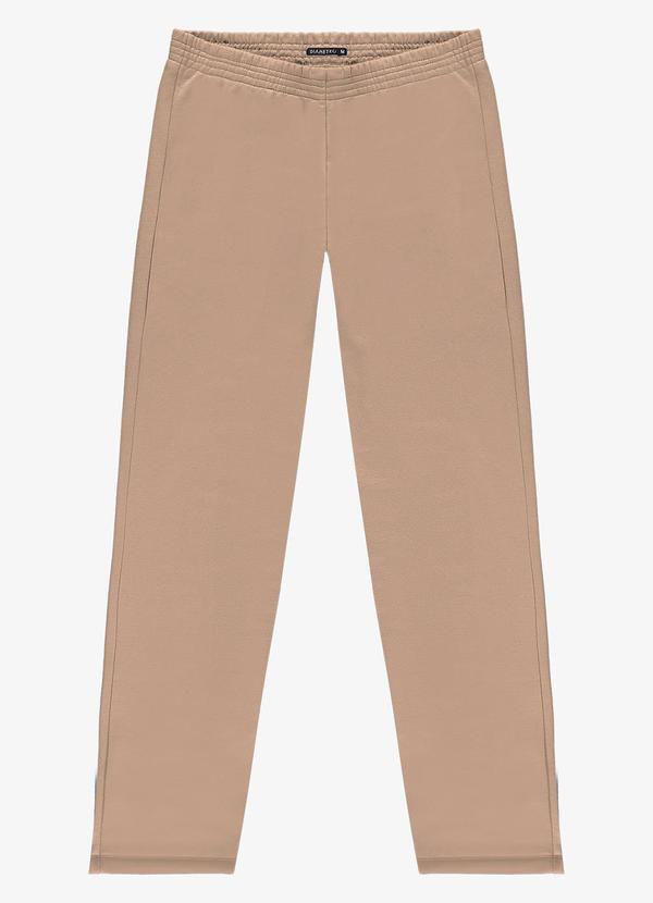 Calça Masculina Moletom Básico Marrom