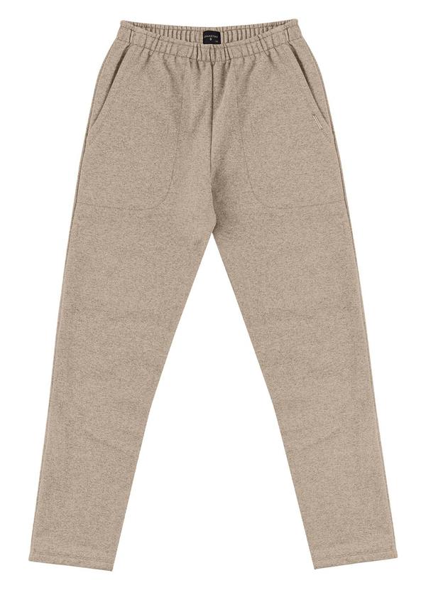 Vista 2 Calça Masculina Moletom Premium Marrom Diametro Diametro