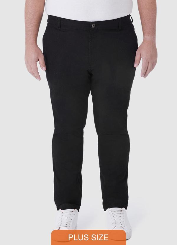 Calça Chino em Sarja PlusPreto
