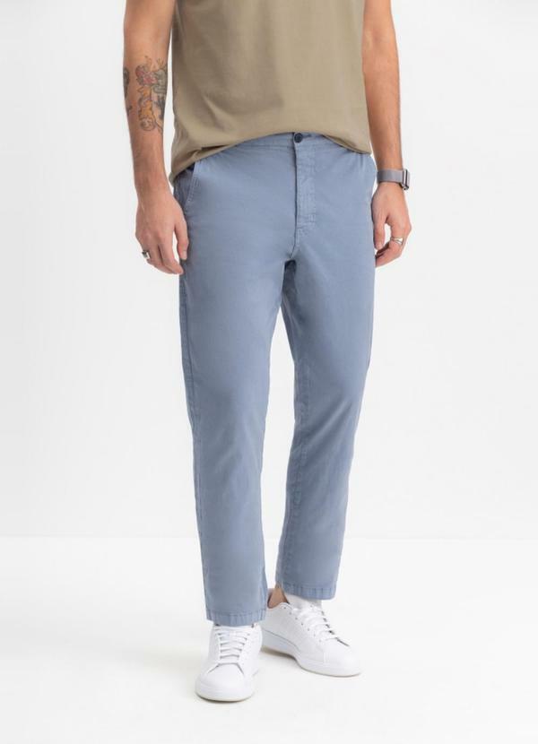 Calça Masculina em Sarja Azul