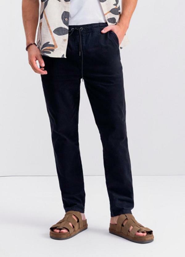 Calça Masculina em Serja Preto
