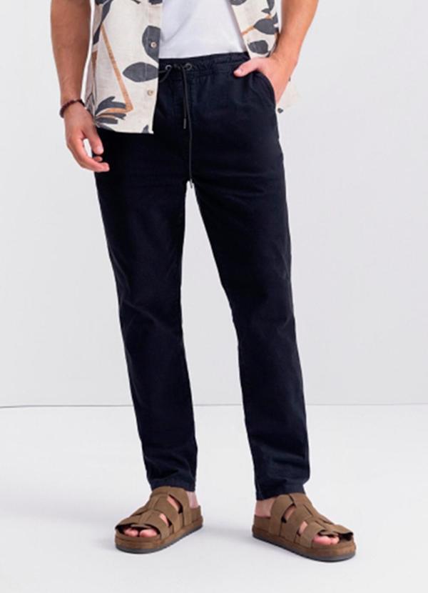 Calça Masculina em Serja Preto