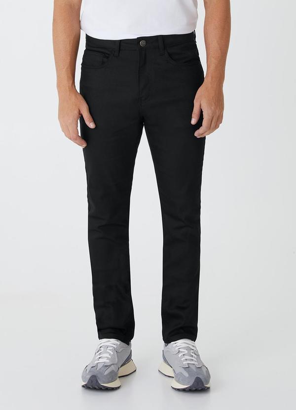 Calça Skinny em Sarja Preto