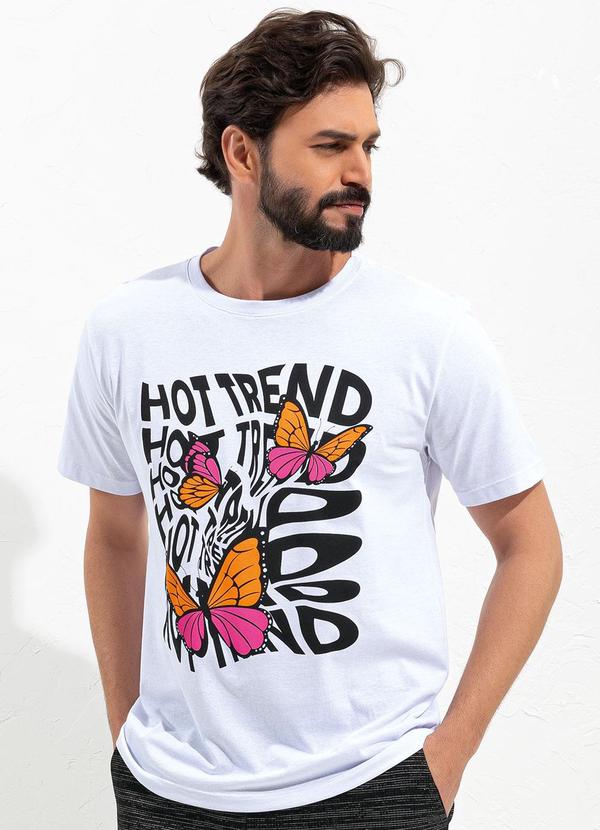 Blusa Branco em Malha de Algodão