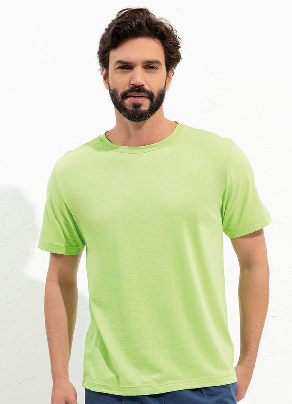 Blusa Verde Lima em Malha de Algodão