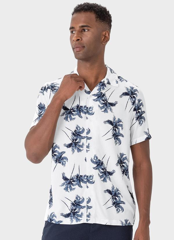 Camisa Branca Regular Tropical