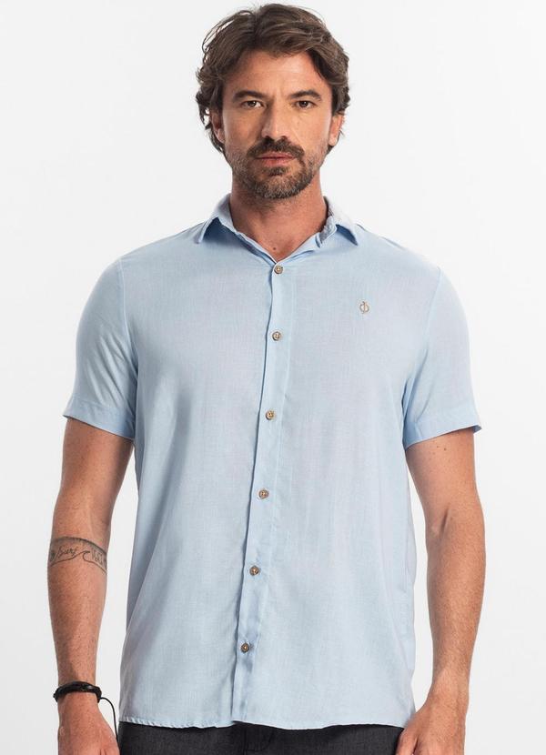 Camisa Masculina Azul