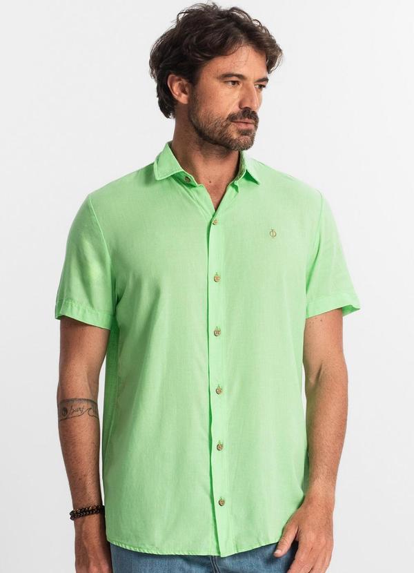 Camisa Masculina Verde