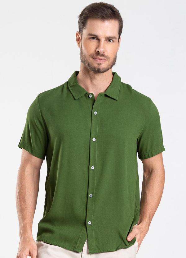 Camisa Masculina Verde