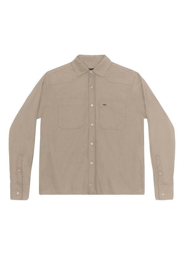 Camisa Overshirt Marrom