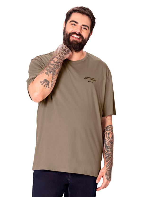 Camiseta Coffee Lab Plus Taupe