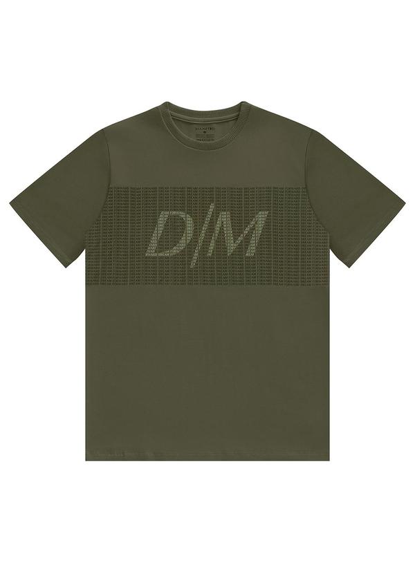 Vista 2 Camiseta Masculina Cotton Leve Verde Diametro Diametro