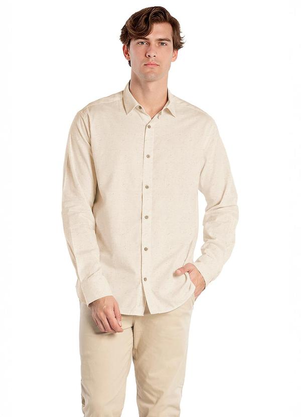 Camisa M/Longa Comfort Bege