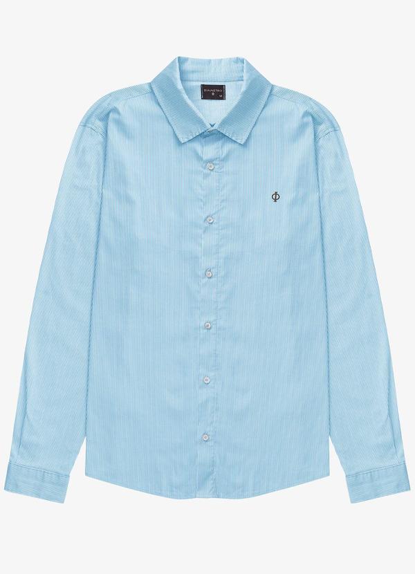 Camisa Manga Longa Azul