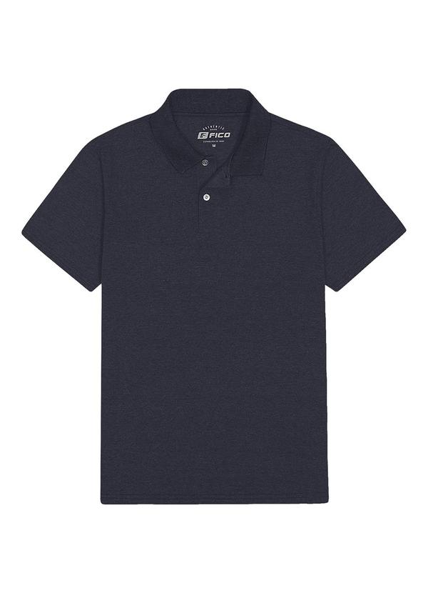 Camisa Polo Básica de Mangas Curtas Preto