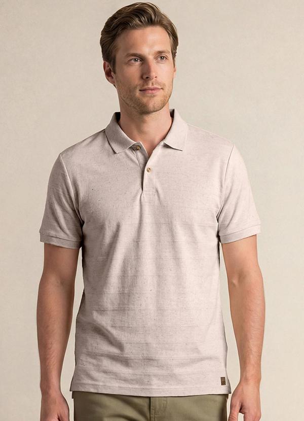 Camisa Polo Comfort Bege