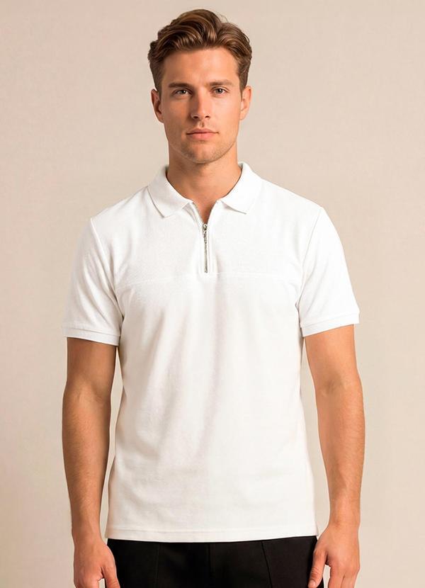 Camisa Polo Comfort Branco