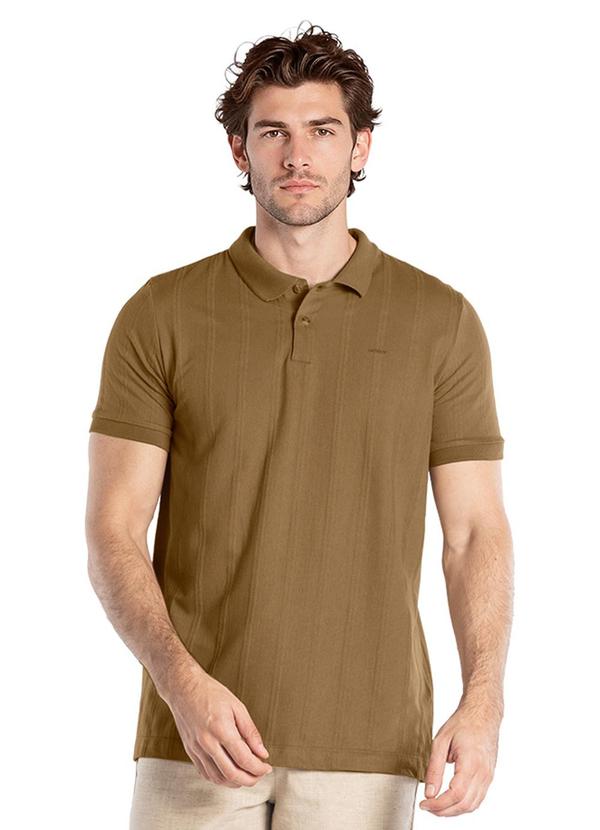Camisa Polo Comfort Marrom