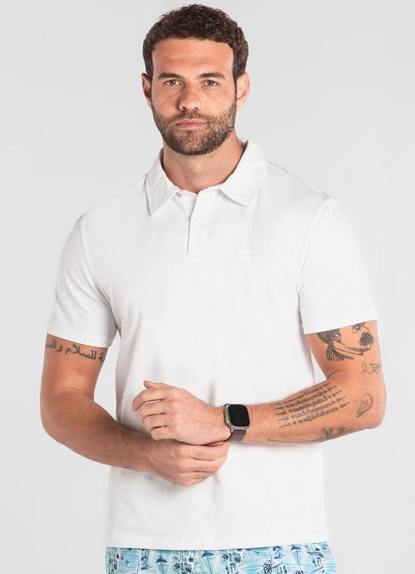 Vista 2 Camisa Polo em Piquet The Philippines Branco The Philippines