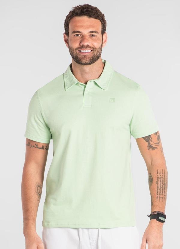 Vista 2 Camisa Polo em Piquet The Philippines Verde The Philippines
