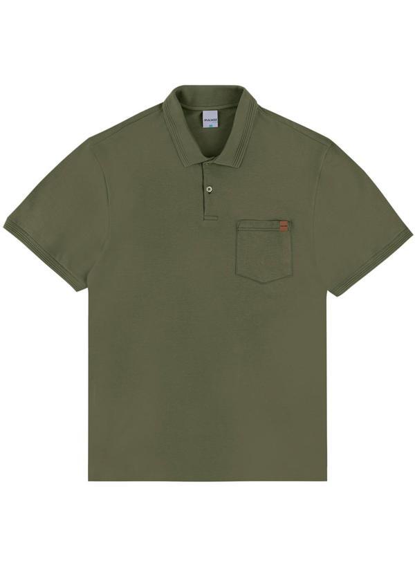 Camisa Polo Tradicional PlusVerde Militar