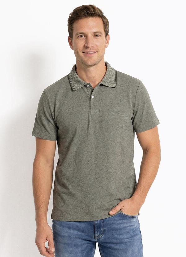 Camiseta Masculina Polo Piquet Verde