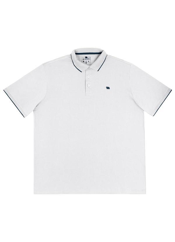 Polo M/C Meia Malha Branco
