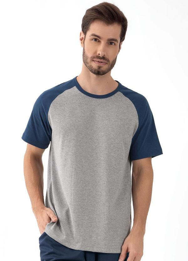 Vista 2 Blusa Mescla Claro em Malha Moda Pop Moda Pop