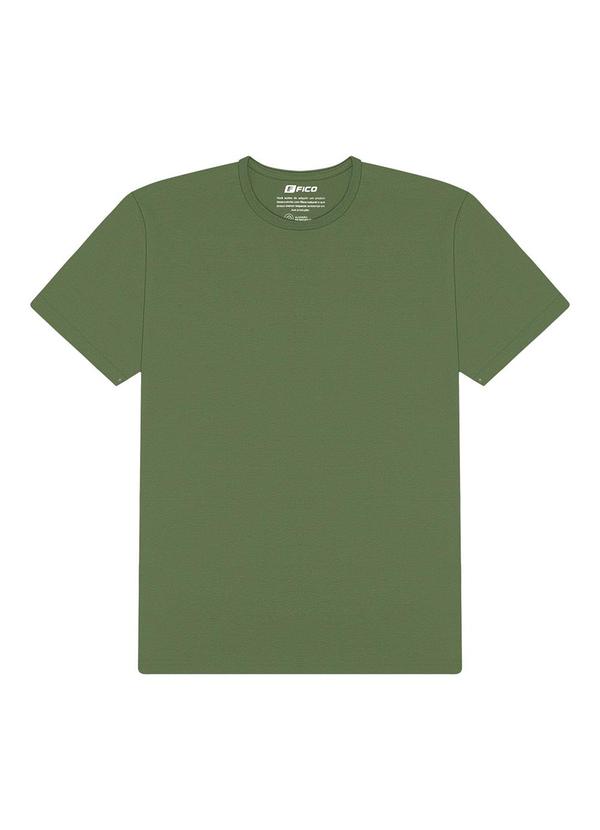 Camiseta Básica em Malha Cotton Verde