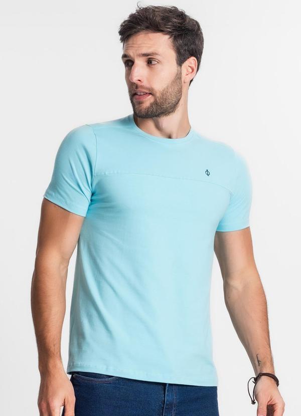 Camiseta Básica Masculina Azul