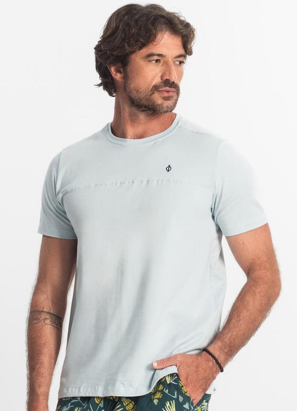 Camiseta Básica Masculina Azul