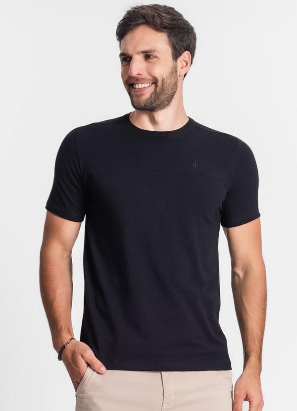 Camiseta Básica Masculina Preto