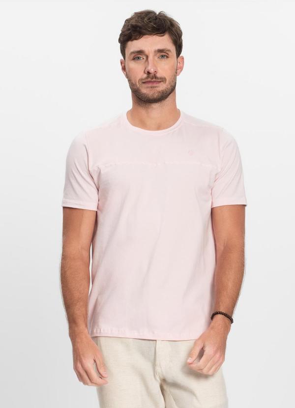 Camiseta Básica Masculina Rosa