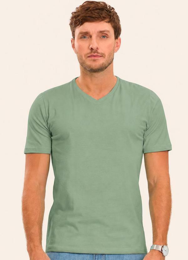 Camiseta Cotton Leve Masculina Verde