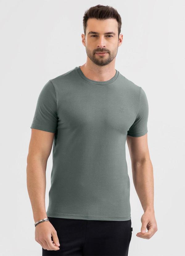 Camiseta em Algodão Cinza