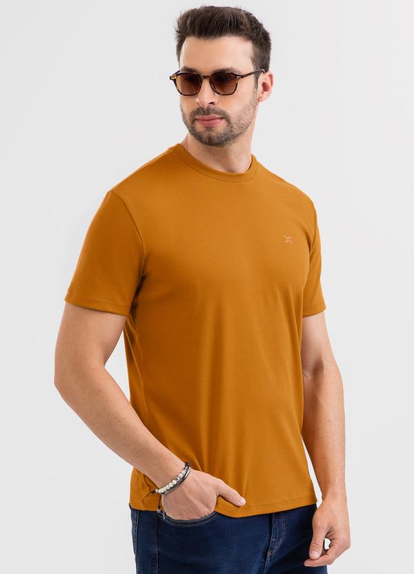 Camiseta em Algodão Laranja