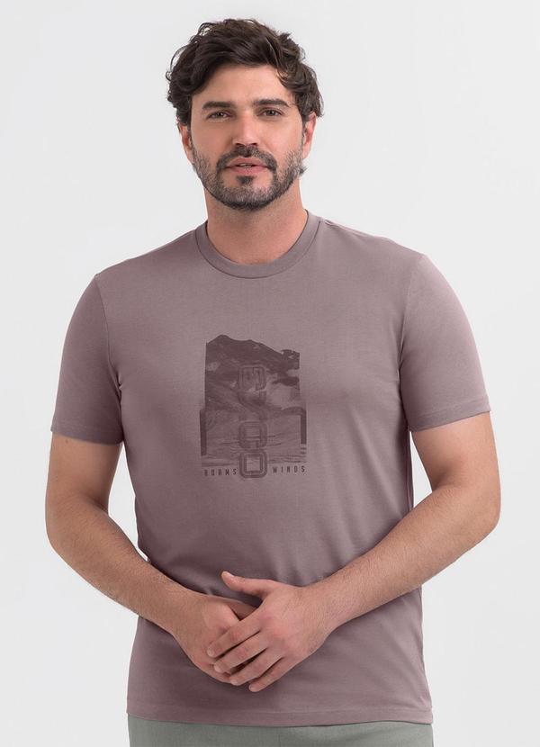 Camiseta em Algodão Lilás
