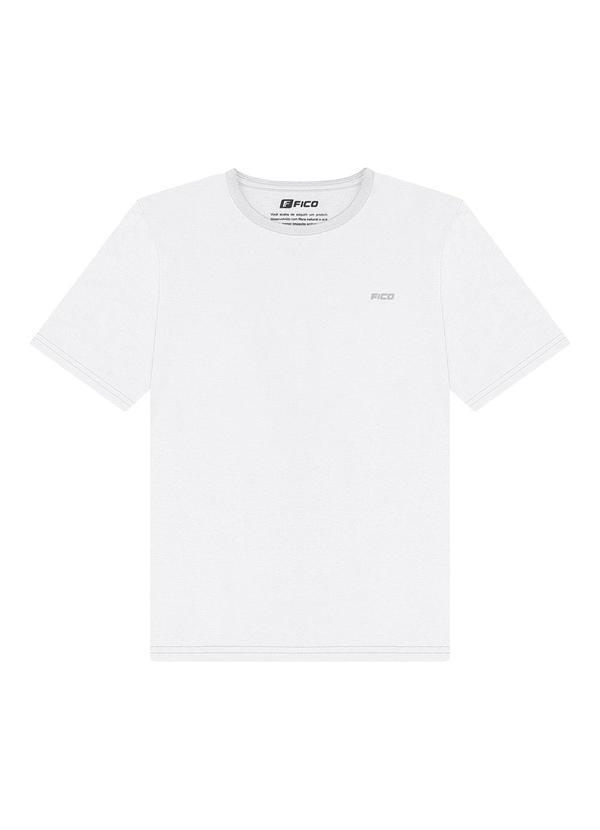 Camiseta em Algodão Penteado Branco