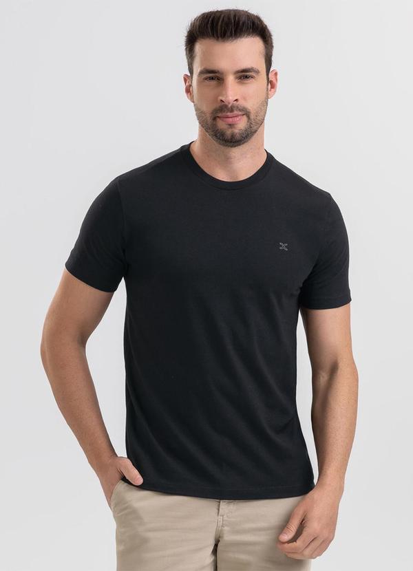 Camiseta em Algodão Preto